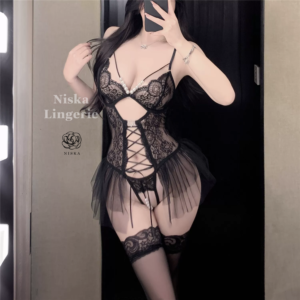 Sexy Lace Bodysuit - Bodysuit Ren Sexy - Màu Đen - BS243